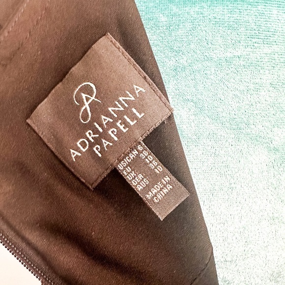 Adrianna Papell S 6 Stunning Black Dress with Unique Layered Design-Must-Have! - Picture 11 of 13